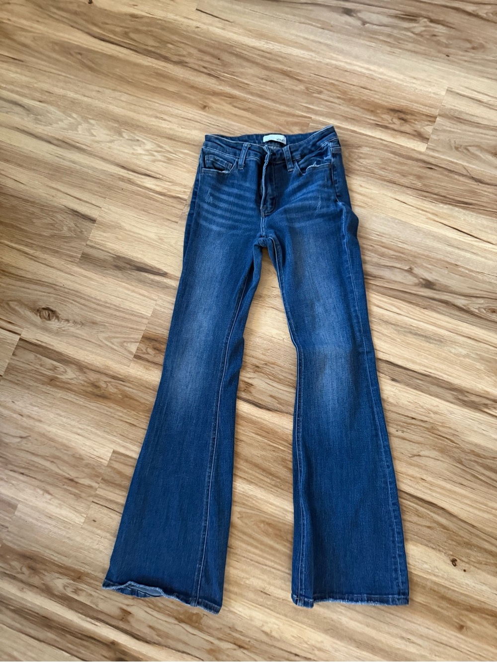 VERVET BY FLYING MONKEY Dark Blue Flare Jeans